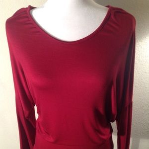 RUE 21 Red Long Sleeve Small